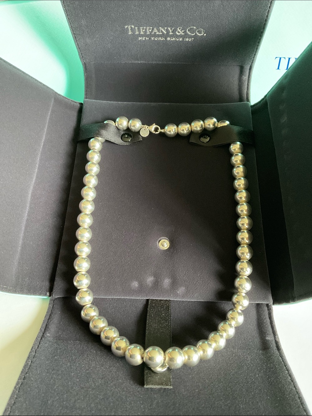 Tiffany & Co. Silver Bead Necklace